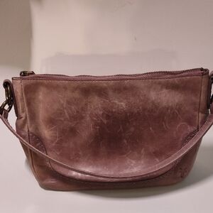 Frye Dusty Rose Leather Shoulder Bag